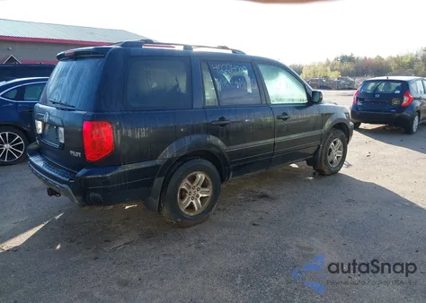 2004 Honda Pilot Ex из США, поврежденный, VIN 5FNYF18484B001905